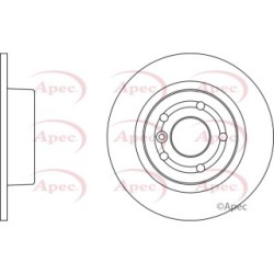 Brake Disc APEC DSK952 OE Ref SDB000210