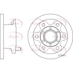 Brake Disc APEC DSK961 OE Ref 42470842