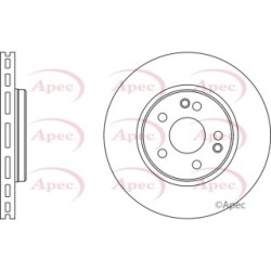 Brake Disc APEC DSK964 OE Ref 05098064AA