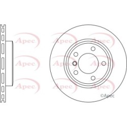Brake Disc APEC DSK971 OE Ref 34116757526