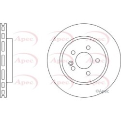 Brake Disc APEC DSK973 OE Ref 1634210212