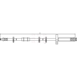 Brake Hose Pipe APEC HOS3109 OE Ref 1325030080