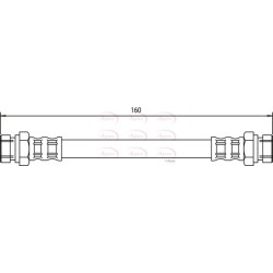 Brake Hose Pipe APEC HOS3118 OE Ref 1H0611775