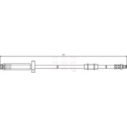 Brake Hose Pipe APEC HOS3231 OE Ref 480636