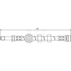 Brake Hose Pipe APEC HOS3277 OE Ref 6758577