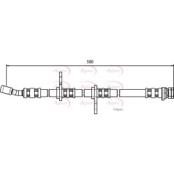 Brake Hose Pipe APEC HOS3339 OE Ref 46430SH3932