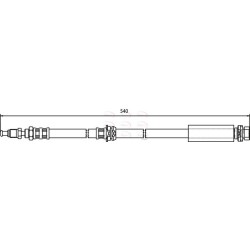 Brake Hose Pipe APEC HOS3396 OE Ref 1426690