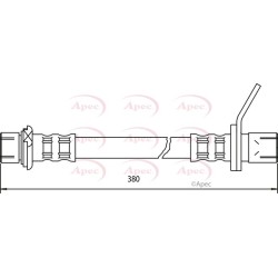 Brake Hose Pipe APEC HOS3420 OE Ref 9008094067