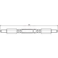 Brake Hose Pipe APEC HOS3490 OE Ref 52001L