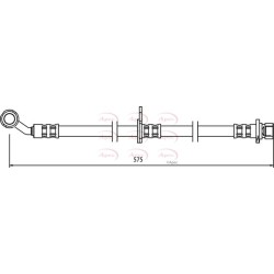 Brake Hose Pipe APEC HOS3504 OE Ref 01464S5AJ01