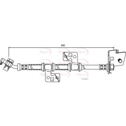 Brake Hose Pipe APEC HOS3542 OE Ref ANR3258