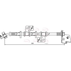 Brake Hose Pipe APEC HOS3543 OE Ref ANR3259