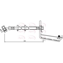 Brake Hose Pipe APEC HOS3544 OE Ref SHB101200 APEC