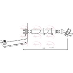 Brake Hose Pipe APEC HOS3545 OE Ref SHB101170