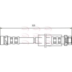 Brake Hose Pipe APEC HOS3551 OE Ref 1217819