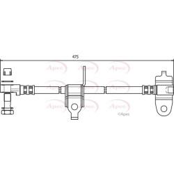 Brake Hose Pipe APEC HOS3557 OE Ref 4060853