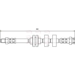 Brake Hose Pipe APEC HOS3558 OE Ref 51700558