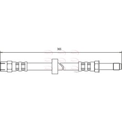 Brake Hose Pipe APEC HOS3561 OE Ref 30714821