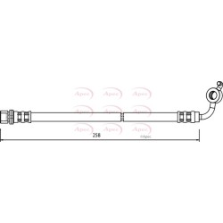 Brake Hose Pipe APEC HOS3603 OE Ref 9094702C15