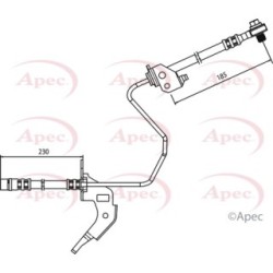 Brake Hose Pipe APEC HOS3689 OE Ref 5562247