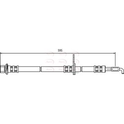Brake Hose Pipe APEC HOS3694 OE Ref 909470C247