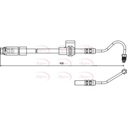 Brake Hose Pipe APEC HOS3736 OE Ref 4N112282AA