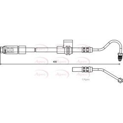Brake Hose Pipe APEC HOS3737 OE Ref 4N112282BA
