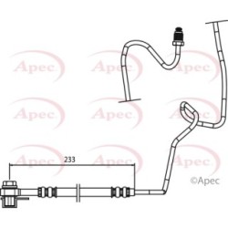 Brake Hose Pipe APEC HOS3769 OE Ref 1J0611764D