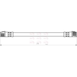 Brake Hose Pipe APEC HOS3784 OE Ref 4806G2