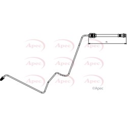 Brake Hose Pipe APEC HOS3835 OE Ref 1520321