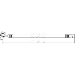 Brake Hose Pipe APEC HOS3871 OE Ref 562113
