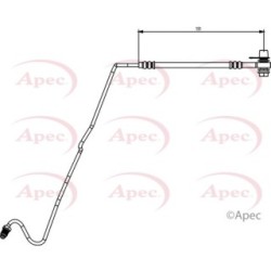 Brake Hose Pipe APEC HOS3875 OE Ref 6Q0611764S