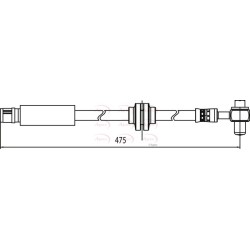 Brake Hose Pipe APEC HOS3887 OE Ref 13327445