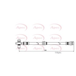 Brake Hose Pipe APEC HOS3895 OE Ref 5N0611701