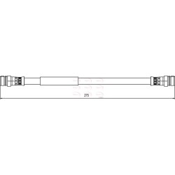 Brake Hose Pipe APEC HOS3900 OE Ref 8J0611775B APEC