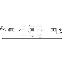 Brake Hose Pipe APEC HOS3988 OE Ref 01465SMGE00
