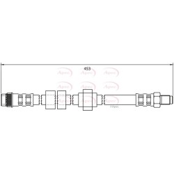 Brake Hose Pipe APEC HOS4008 OE Ref 8200058207 APEC