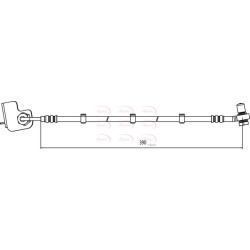 Brake Hose Pipe APEC HOS4011 OE Ref XR855614