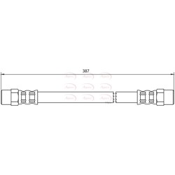 Brake Hose Pipe APEC HOS4039 OE Ref 4634280635