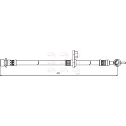 Brake Hose Pipe APEC HOS4083 OE Ref 9094702C36