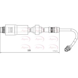 Brake Hose Pipe APEC HOS4119 OE Ref 8200058949