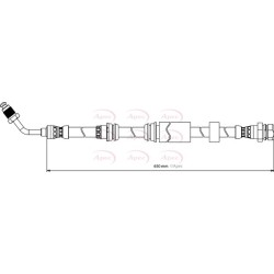 Brake Hose Pipe APEC HOS4192 OE Ref 8W0611708G
