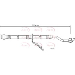 Brake Hose Pipe APEC HOS4259 OE Ref 587322S100