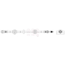 Brake Hose Pipe APEC HOS4304 OE Ref 6861805