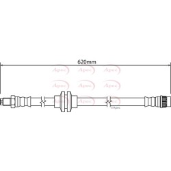 Brake Hose Pipe APEC HOS4313 OE Ref 4420116