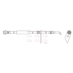 Brake Hose Pipe APEC HOS4471 OE Ref 2370751