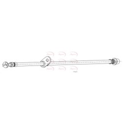 Brake Hose Pipe APEC HOS4501 OE Ref 26590SC001 APEC