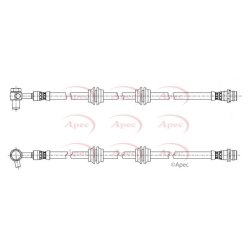 Brake Hose APEC HOS4505 OE Ref LR072026