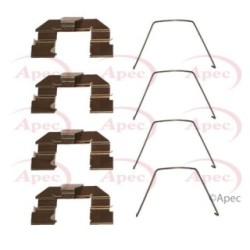 Brake Disc Pad Accessory Kit APEC KIT1009