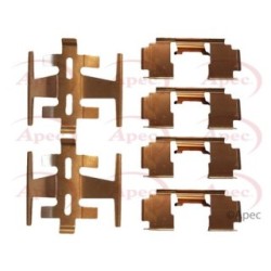 Brake Disc Pad Accessory Kit APEC KIT1017